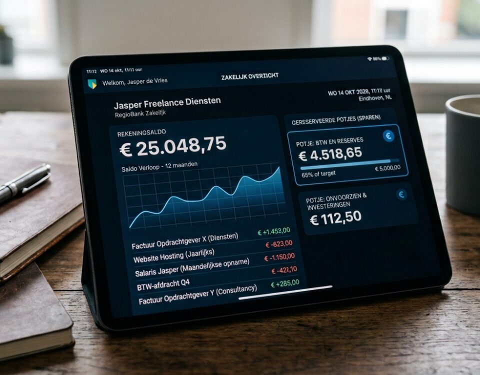 banksaldo zakelijke rekening btw