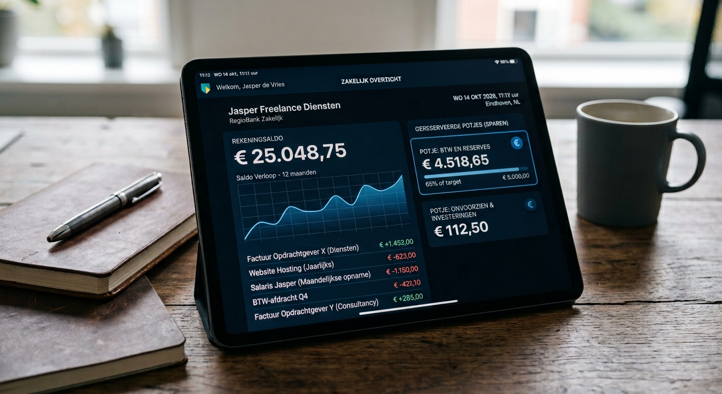 banksaldo zakelijke rekening btw
